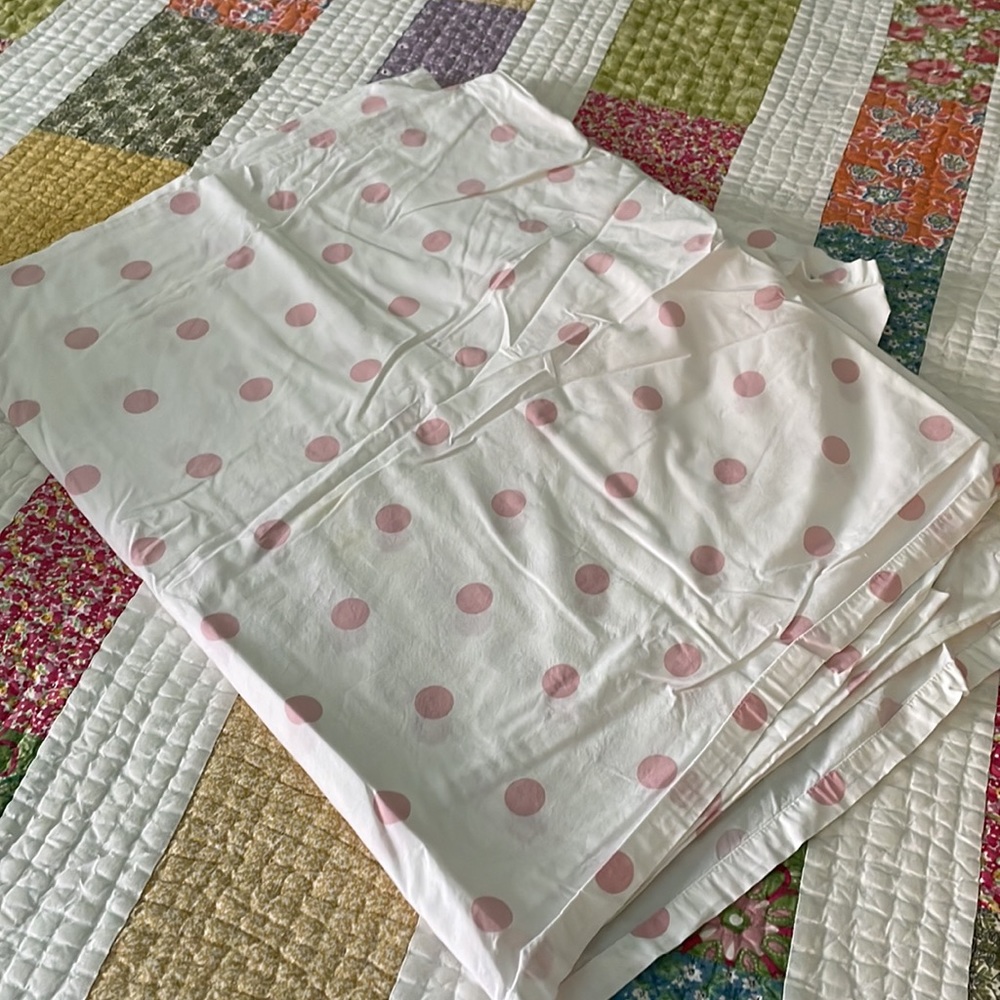 Land of Nod flat twin sheet